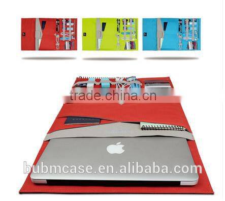 BUBM 2016 folding colorful design slim for macbook case , notebook handbag ,bag for macbook11"13"