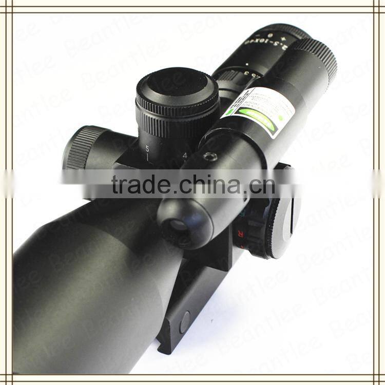 2.5-10X40 high quality 10mw,20mw tactical green laser, ak-47 green laser sight, 10mw green laser sight for green dot sight