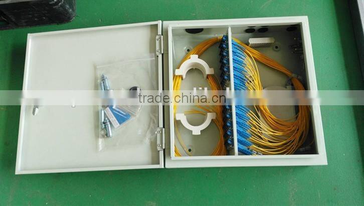 Wall mount ODF with 48 fibers/ 48 Fiber optical distribution frame