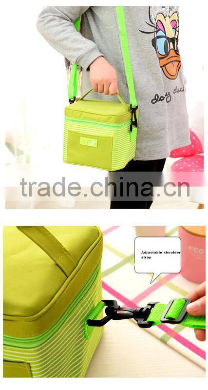 2015 new design 6 can picnic insulated cooler lunch bag