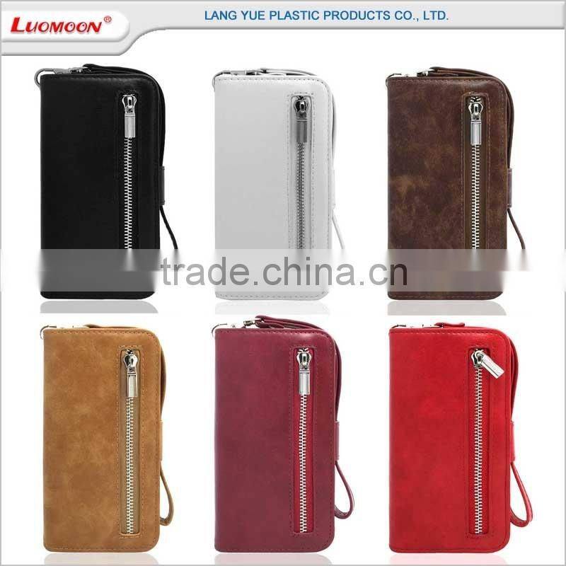 crazy horse pattern pu flip cover leather phone case for lenovo a7000 a680