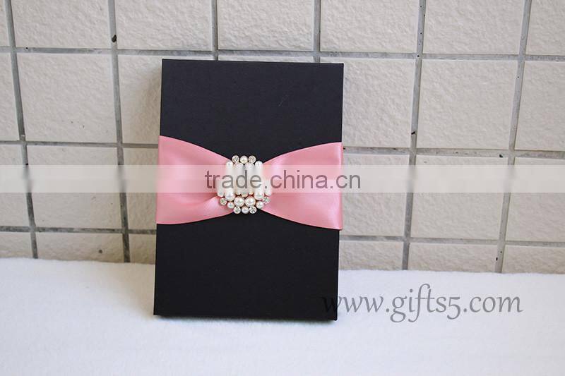 Unique Wedding Invitations Box with brooch