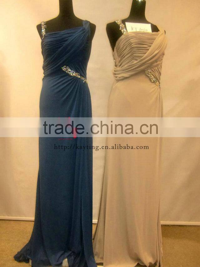 Sexy back open beaded and ruffle adult birthday party dresses