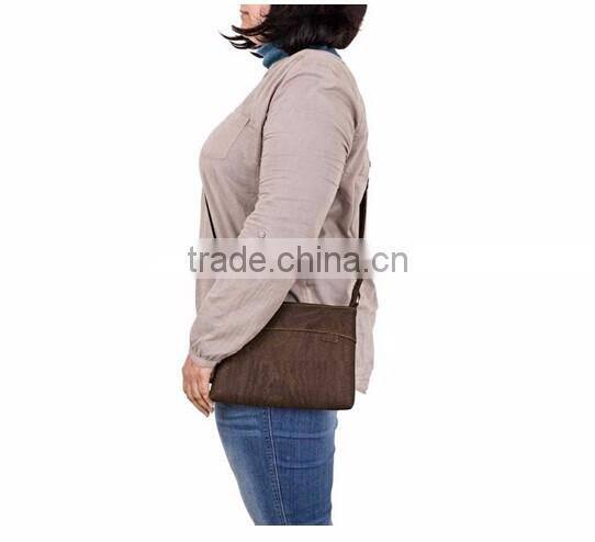 Boshiho new arrival item Eco-friendly Brown Cork woman lady handbag