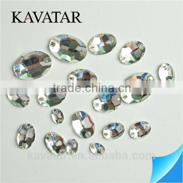 2015 Hot sales! crystal sew on rhinestone trimming/rhinestone button