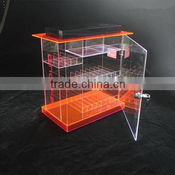 custom clear plastic e-liquid juice acrylic display stand