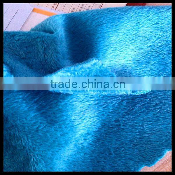 Super soft double sided brushed fabric printed for garments and blankets market