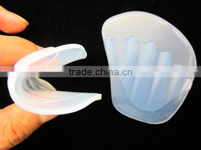 Pressure relief cushion Soft silicone gel heel cushion pad half pad Back heel support insole