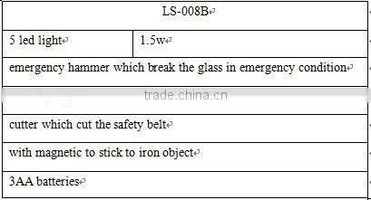 LS-008B car emergency flashlight