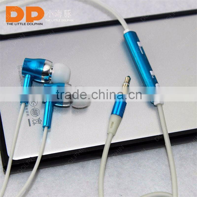world best selling products fluorescence glowing metal earphone for huawei p9