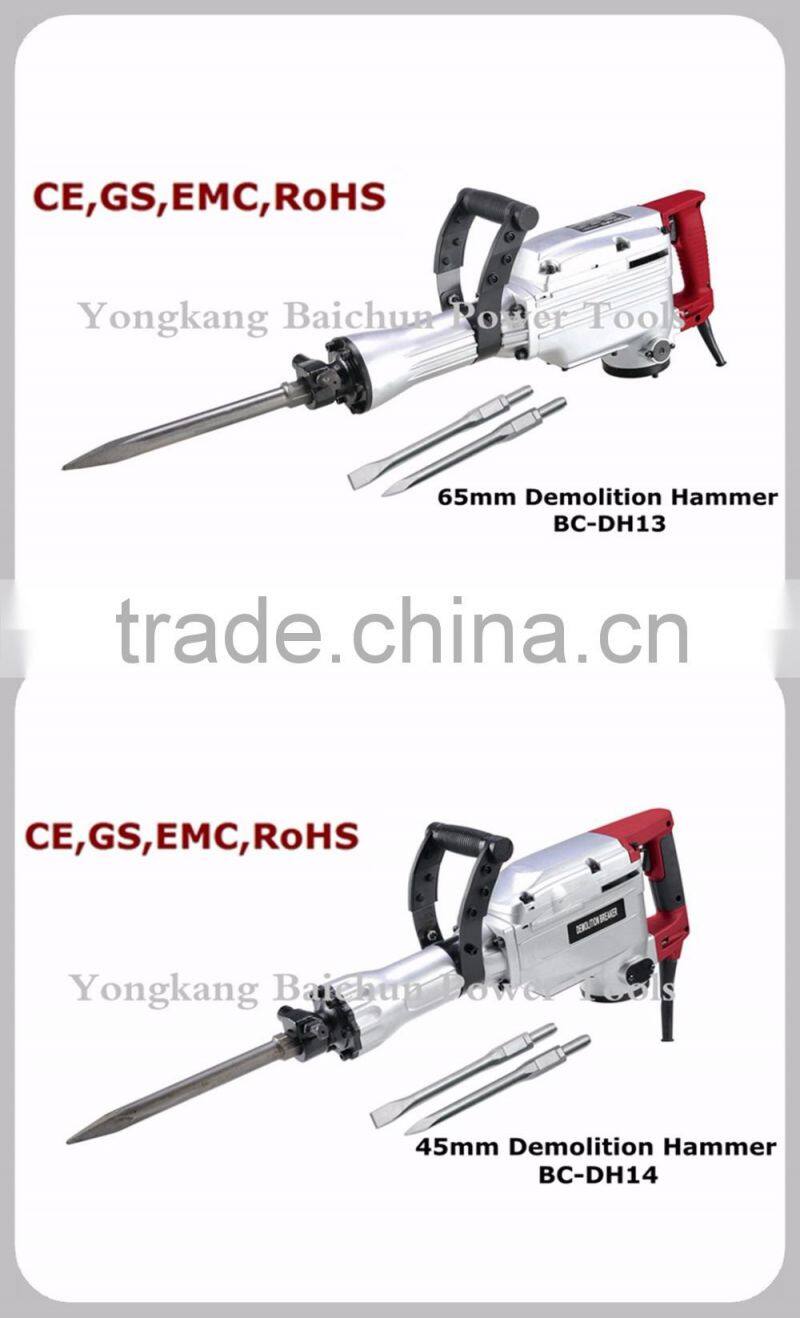 CE approved 1700w electric demolition hammer
