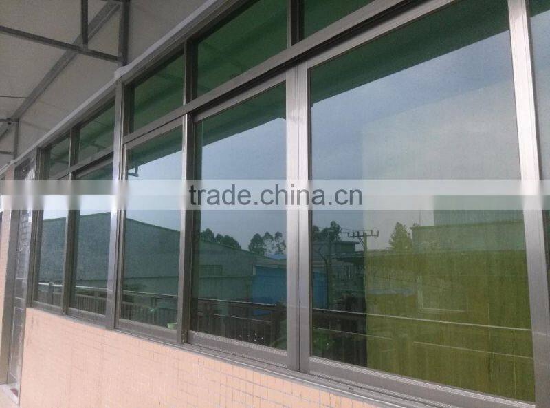 Double tempered glass window grills design for sliding windows