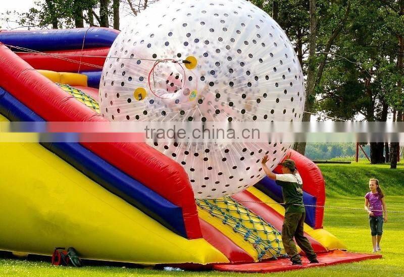Commercial Grade PVC Inflatable Zorb Ball For Snowfield