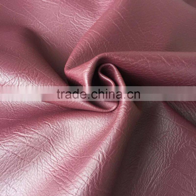 Embossed litchi synthetic PVC leather high quaker imitation leather for car seat faux leatherlity thic