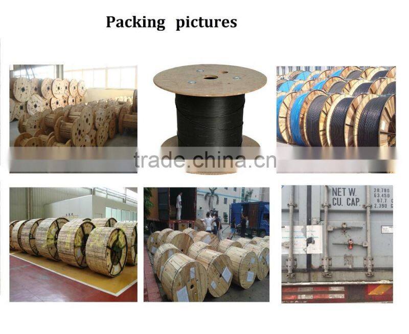 GYTA53+333 Aluminium-armored Corrugated steel tape PE sheath Double steel wire armored PE sheath fiber optic cable