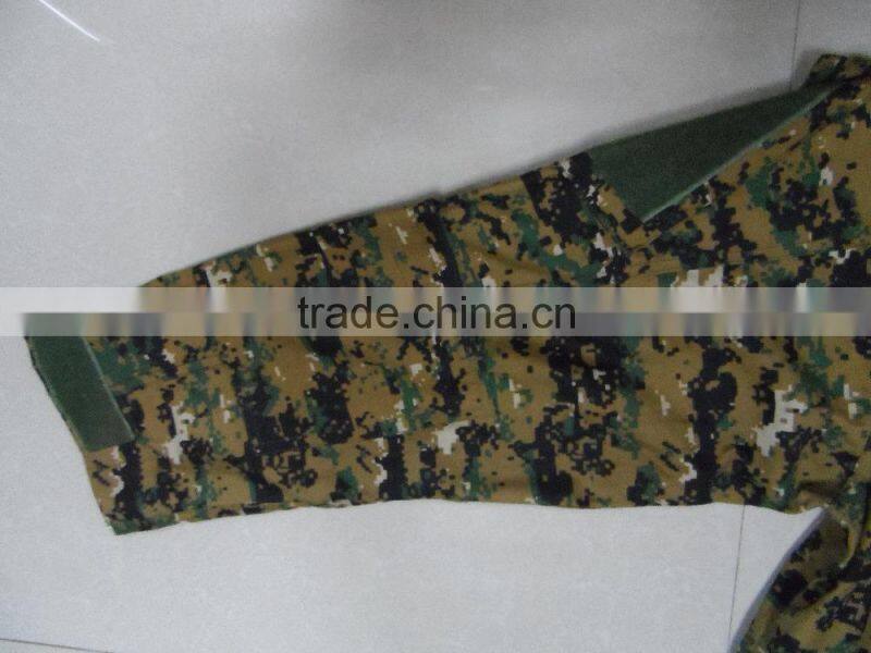 OEM cotton polyester ripstop jordan army green digital camouflage tactical ACU military uniform