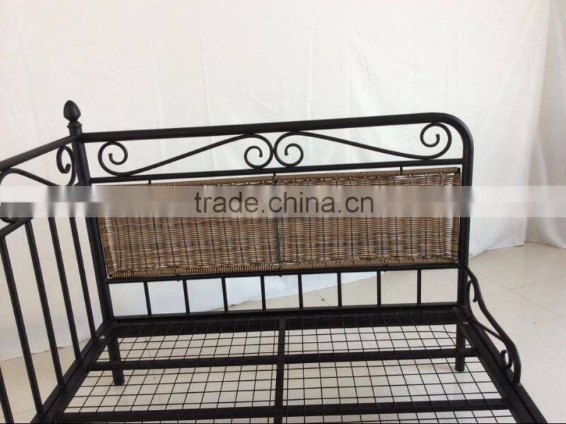 king size classical metal daybed