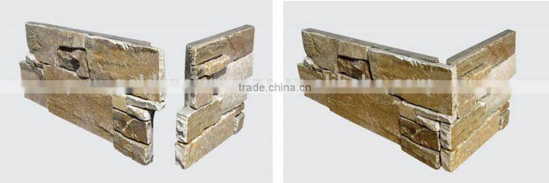 Hot Saled Gray Granite Exterior Natural Stone Wall Decoration