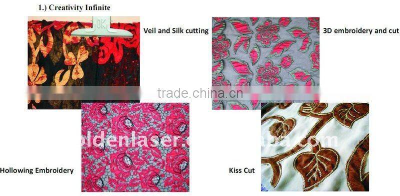 High speed Laser bridge embroidery machine