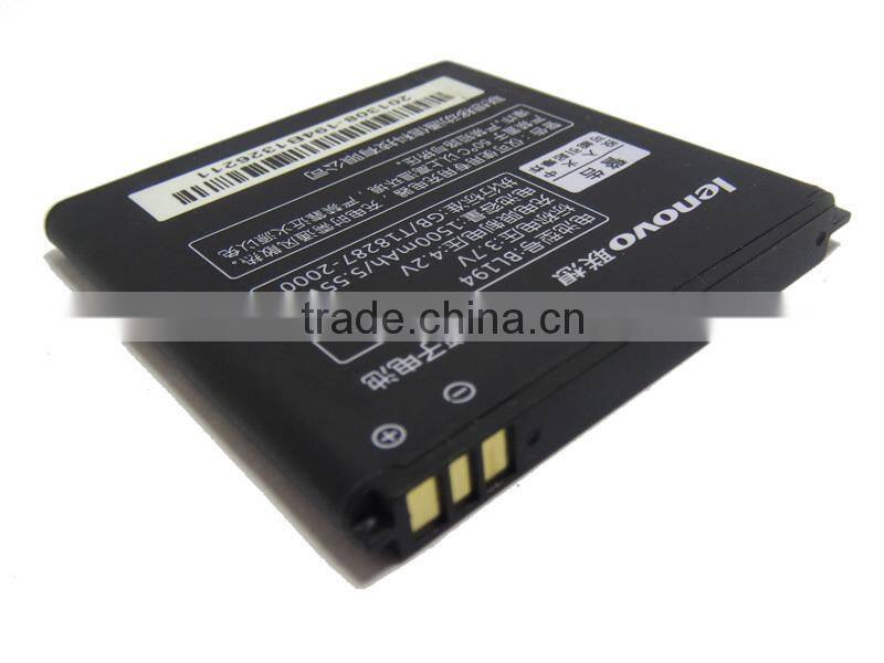 High Capacity BL194 For Lenovo A288T A298T A520 A660 A698T A690 A326 A530 A780 Battery China Mobile Phone Battery Factory Price