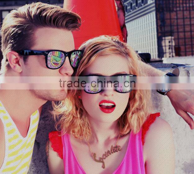 OEM ODM uv400 cat.3 cheap promotional pinhole custom stickers sunglasses