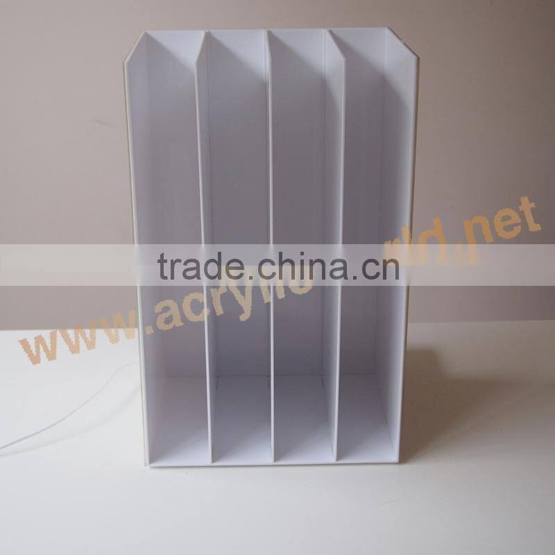 led rechargeble e-cigarette display/vape display and brochure display stand