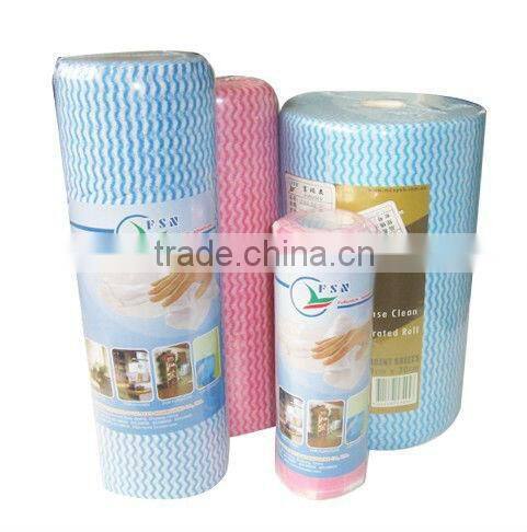 75g 70% Viscose 30% Polyester Antibacteria Spunlace Nonwoven Cleaning Cloth/wipe