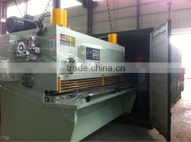 Hot sale 4000mm nc steel guillotine shear machine hydraulic metal sheet cutting machine 8mm