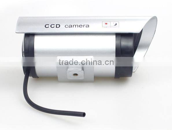 Outdoor Dome CCTV Dummy Camera Dome Dummy Camera With Red Flashing Blink Light