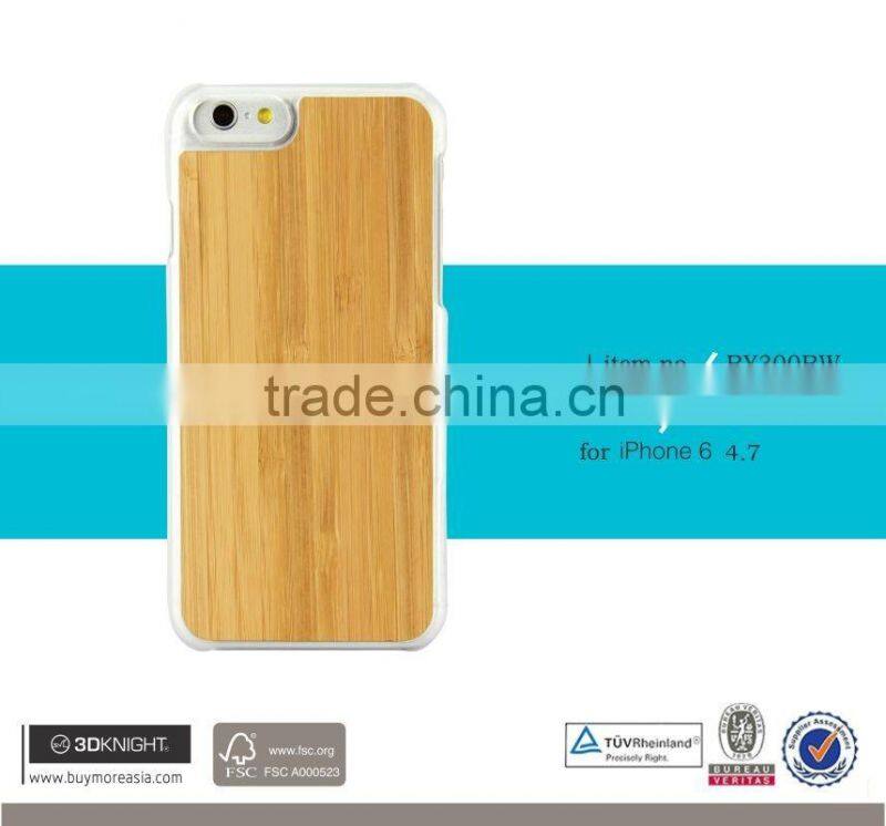 Laser Engraved Blank Customized Design Wholesale Cell Phone Case For iPhone 6 Wooden Case