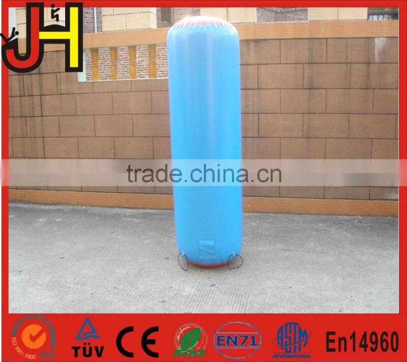 Inflatable sport games inflatable cylinder, 0.9mm PVC inflatable tubes