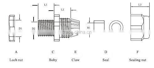 PG-07,09,11 Plastic Waterproof Cable Glands