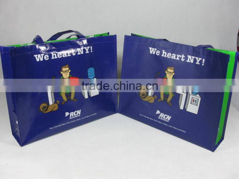 2015 promotional pp woven bag /zipper pp woven shopping bag /woven pp rice bags