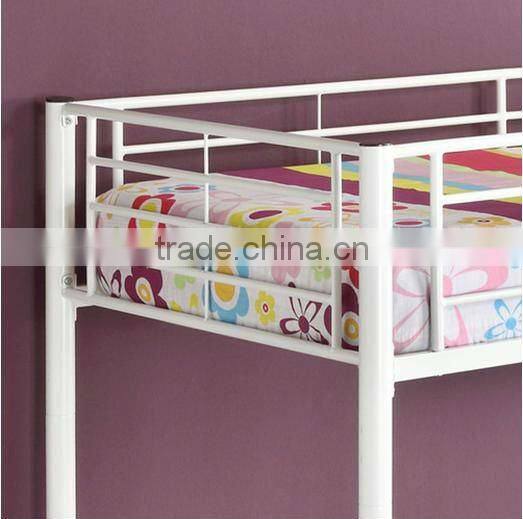 White loft bed,bunk bed,metal bed