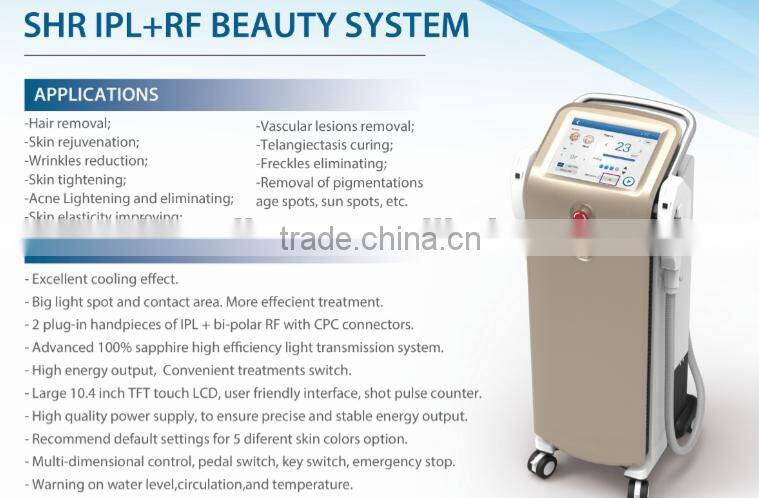 2016 Hair Removal IPL Medical Device salon Use Diode Laser Hair Removal system