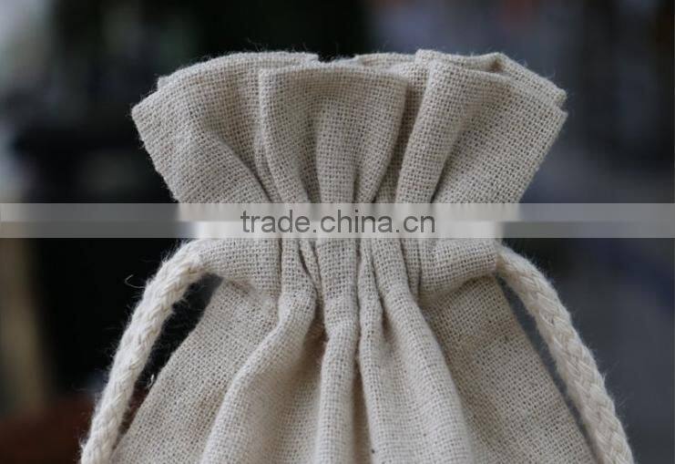 Drawstring cotton and linen bags