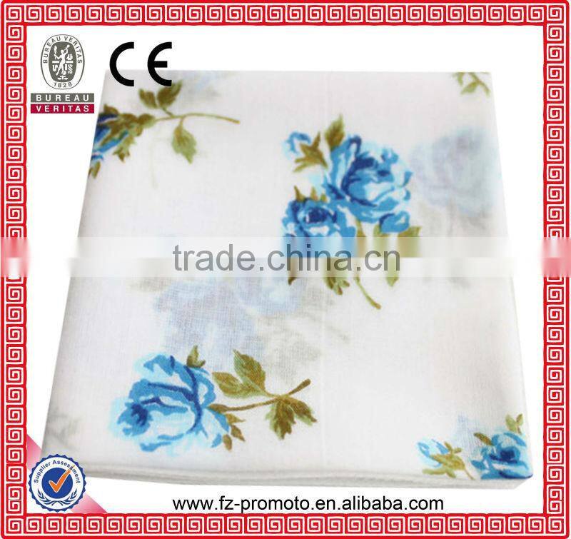 Wholesale emboroidery Silk Handkerchief/ soft handkerchief