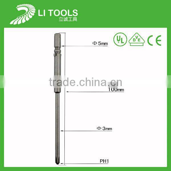 Magnetic phillips Standard screwdriver bits