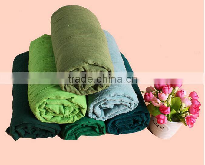 2014 Hot Women Fashion Solid Cotton Linen Scarf Long Warm Soft Silk Wrinkle Scarf Shawl Cape