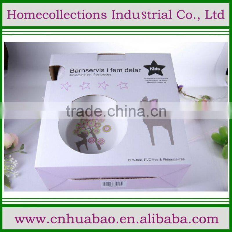 2016 custom-made melamine baby cutlery set, baby bloomer sets