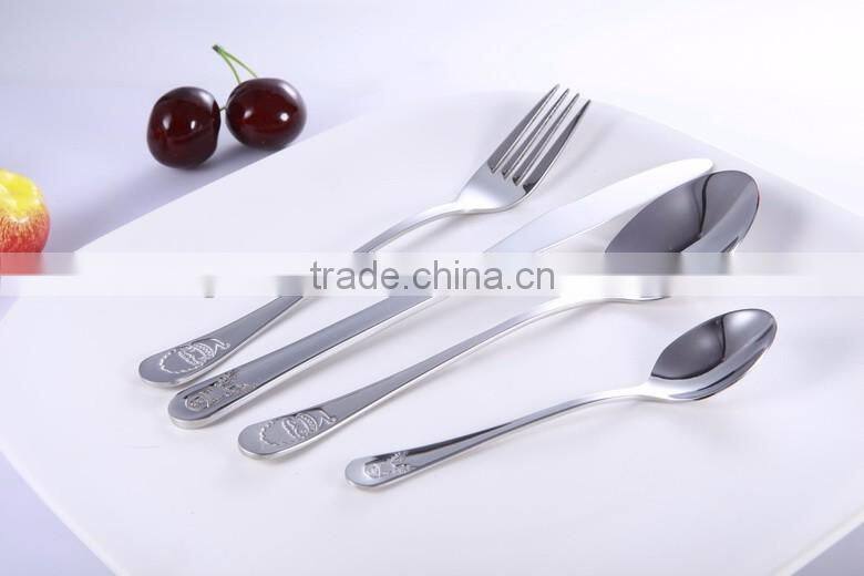 Christmas design stainless steel cutlery set for children, buy direct from china factory, godrej sofa set designs