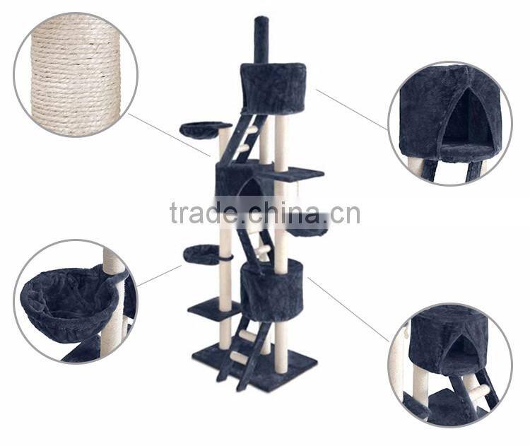 DXCT014 2016 top selling luxury wood style cat tree