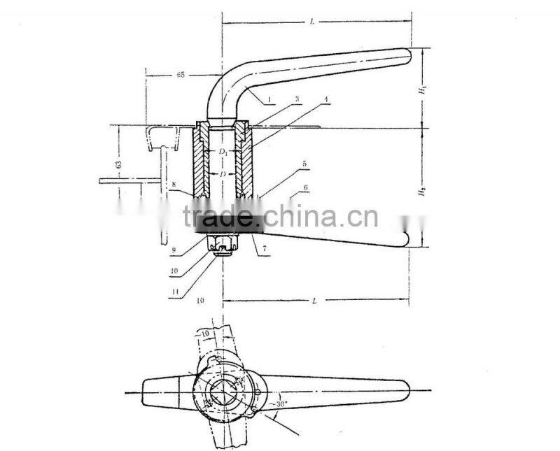 Dog Lock for Marine Weathertight Door