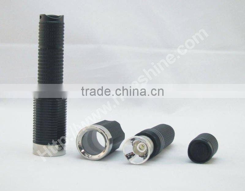 aluminum zoomable highlight led torch