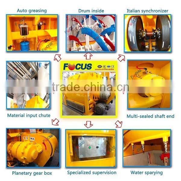 Large Capacity 240m3 Concrete Mixer for Concrete Batching Plant