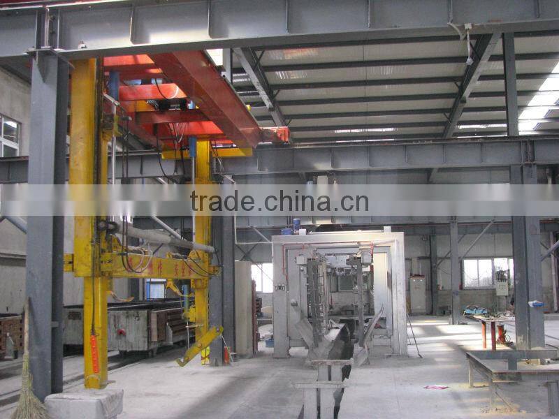 Full-automatic AAC production line Aerated automated lightweight aac plant Foam block cutting machinery