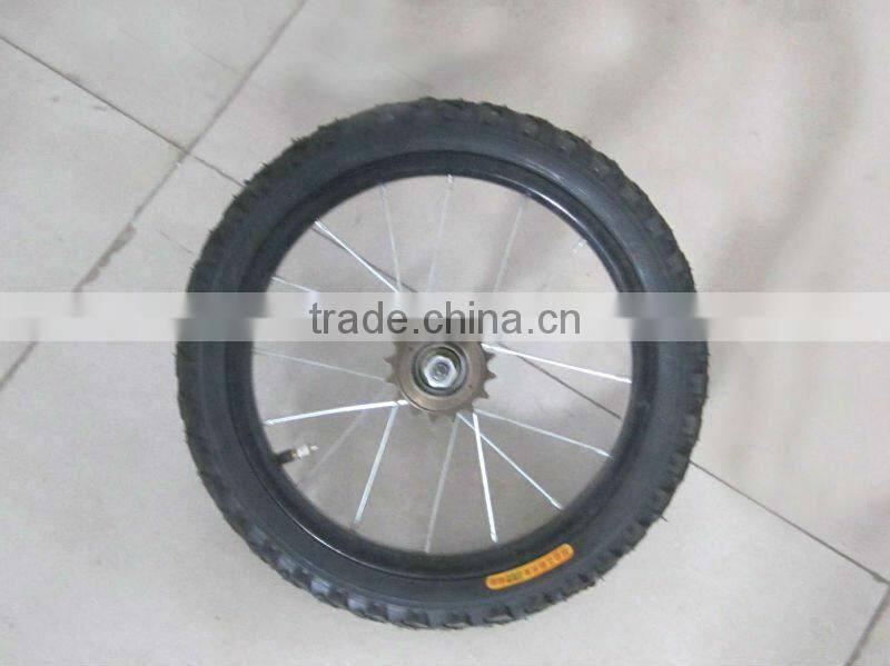 plastic garden cart wheel 16"x 2.125"