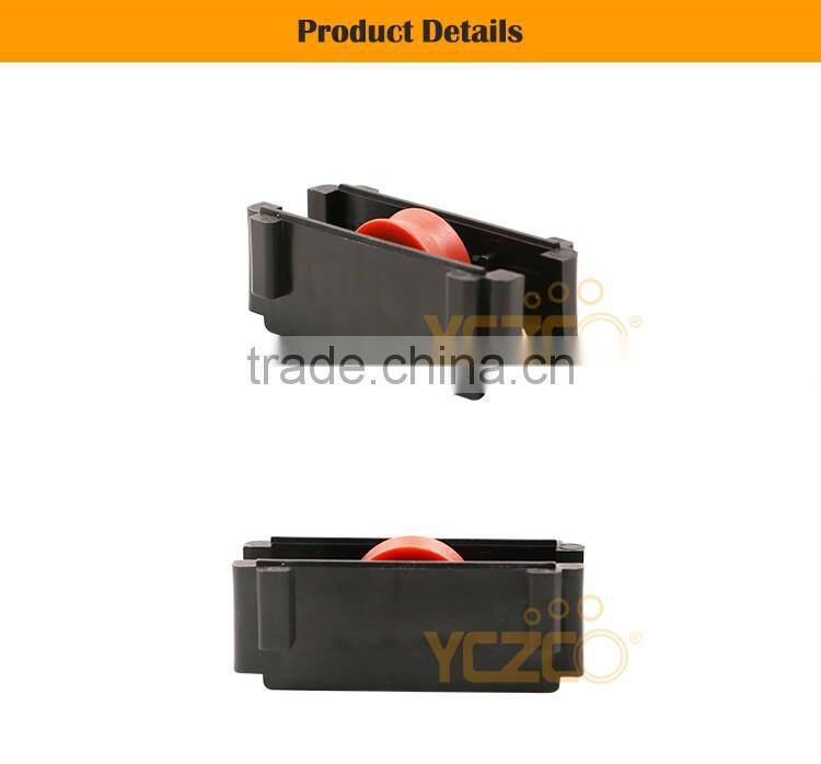 visible sliding roller with plastic housing