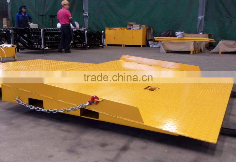 CRSN8 Container ramp for forklift warehouse dock plate