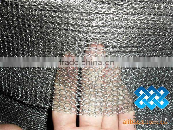 knitted high quality shade net/knitted wire mesh for exhaust systems